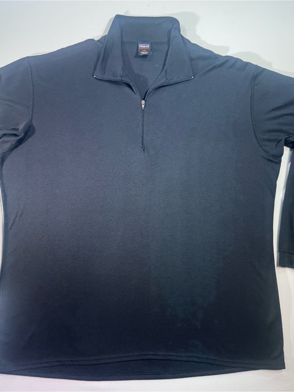 PATAGONIA Capilene Men’s 1/4-Zip Pullover, Black, Made in USA, 90s, Vintage, XXL